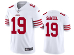 San Francisco 49ers #19 Deebo Samuel 2022 White Vapor Limited Jersey