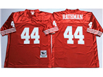 San Francisco 49ers #44 Tom Rathman Throwback Red Jersey