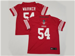 San Francisco 49ers #54 Fred Warner Toddler Red Vapor Limited Jersey