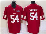 San Francisco 49ers #54 Fred Warner Red Super Bowl LVIII F.U.S.E. Limited Jersey