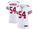San Francisco 49ers #54 Fred Warner Women's 2022 White Vapor Limited Jersey