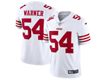 San Francisco 49ers #54 Fred Warner Youth 2022 White Vapor Limited Jersey