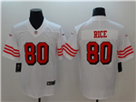 San Francisco 49ers #80 Jerry Rice White Color Rush Limited Jersey