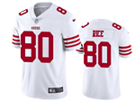 San Francisco 49ers #80 Jerry Rice 2022 White Vapor Limited Jersey