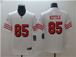 San Francisco 49ers #85 George Kittle White Color Rush Limited Jersey