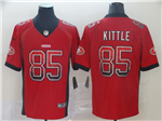 San Francisco 49ers #85 George Kittle Red Drift Fashion Limited Jersey