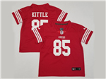 San Francisco 49ers #85 George Kittle Toddler Red Vapor Limited Jersey