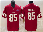 San Francisco 49ers #85 George Kittle Red Super Bowl LVIII F.U.S.E. Limited Jersey