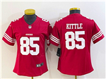 San Francisco 49ers #85 George Kittle Women's Red Vapor Limited Jersey