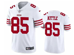 San Francisco 49ers #85 George Kittle Youth White Vapor Limited Jersey