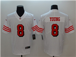 San Francisco 49ers #8 Steve Young White Color Rush Limited Jersey