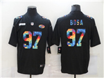 San Francisco 49ers #97 Nick Bosa Black Rainbow Vapor Limited Jersey
