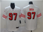 San Francisco 49ers #97 Nick Bosa White Color Rush Limited Jersey