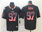 San Francisco 49ers #97 Nick Bosa Black USA Flag Fashion Limited Jersey
