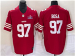 San Francisco 49ers #97 Nick Bosa Red Super Bowl LVIII F.U.S.E. Limited Jersey