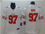 San Francisco 49ers #97 Nick Bosa White Team Logos Fashion Limited Jersey