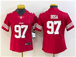 San Francisco 49ers #97 Nick Bosa Women's Red Vapor Limited Jersey