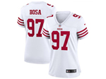 San Francisco 49ers #97 Nick Bosa Women's 2022 White Vapor Limited Jersey