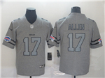 Buffalo Bills #17 Josh Allen 2019 Gray Gridiron Gray Limited Jersey