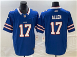 Buffalo Bills #17 Josh Allen Blue Vapor F.U.S.E. Limited Jersey