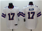 Buffalo Bills #17 Josh Allen White Vapor Limited Jersey