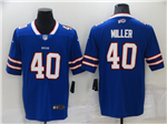 Buffalo Bills #40 Von Miller Blue Vapor Limited Jersey
