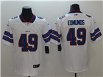 Buffalo Bills #49 Tremaine Edmunds White Vapor Limited Jersey