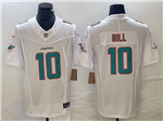 Miami Dolphins #10 Tyreek Hill White Vapor F.U.S.E. Limited Jersey