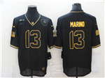 Miami Dolphins #13 Dan Marino 2020 Black Gold Salute To Service Limited Jersey