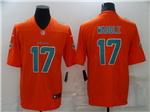 Miami Dolphins #17 Jaylen Waddle Orange Inverted Limited Jersey