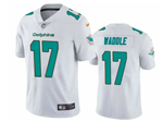 Miami Dolphins #17 Jaylen Waddle Youth White Vapor Limited Jersey