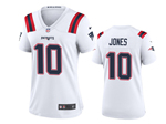 New England Patriots #10 Mac Jones Women's White Limited Jersey