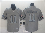 New England Patriots #11 Julian Edelman 2019 Gray Gridiron Gray Limited Jersey