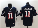 New England Patriots #11 Julian Edelman Blue Vapor Limited Jersey