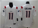 New England Patriots #11 Julian Edelman 2020 White Vapor Limited Jersey