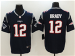 New England Patriots #12 Tom Brady Blue Vapor Limited Jersey