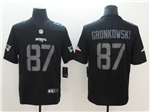 New England Patriots #87 Rob Gronkowski Black Vapor Impact Limited Jersey
