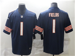 Chicago Bears #1 Justin Fields Youth Blue Vapor Limited Jersey