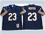 Chicago Bears #23 Devin Hester Throwback Navy Blue Jersey