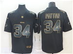 Chicago Bears #34 Walter Payton Black Gold Vapor Limited Jersey