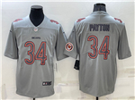 Chicago Bears #34 Walter Payton Gray Atmosphere Fashion Limited Jersey