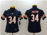 Chicago Bears #34 Walter Payton Women's Blue Vapor Limited Jersey
