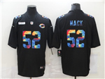 Chicago Bears #52 Khalil Mack Black Rainbow Vapor Limited Jersey