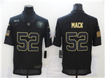 Chicago Bears #52 Khalil Mack 2020 Black Salute To Service Limited Jersey