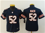 Chicago Bears #52 Khalil Mack Youth Blue Vapor Limited Jersey