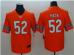 Chicago Bears #52 Khalil Mack Orange Vapor Limited Jersey