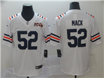 Chicago Bears #52 Khalil Mack 2019 Alternate White 100th Season Classic Limited Jersey
