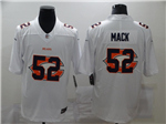 Chicago Bears #52 Khalil Mack White Shadow Logo Limited Jersey