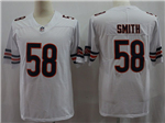 Chicago Bears #58 Roquan Smith White Vapor Limited Jersey