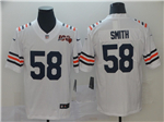 Chicago Bears #58 Roquan Smith 2019 Alternate White 100th Season Classic Limited Jersey